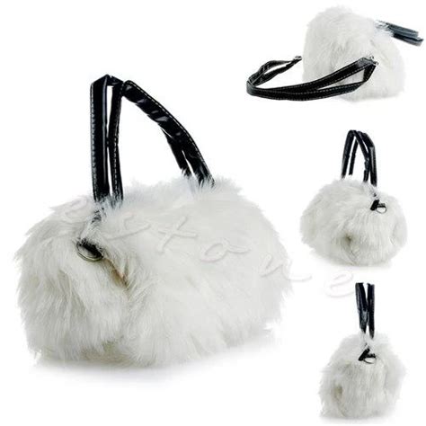 rabbit fur purse|fluffy bunny purse.